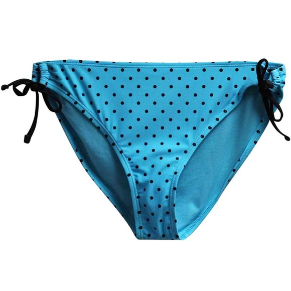 NWT California Waves Polka Dot Side Tie Bottom - Picture 3 of 3